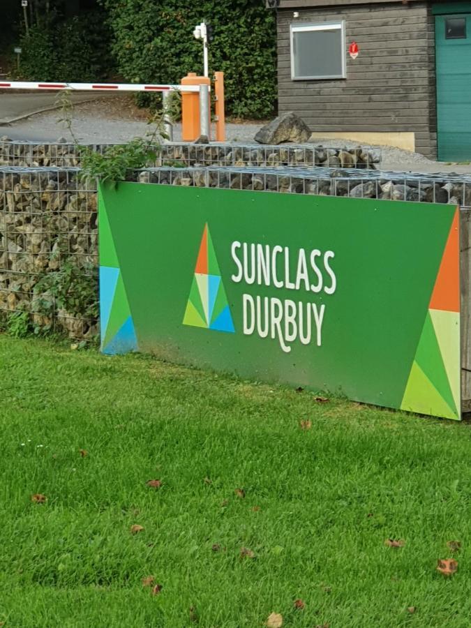 Boshuisje Durbuy Met Zwembad Op Het Park Extérieur photo
